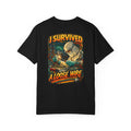 I Survived a Loose Wire T-Shirt  Back only | Engineer Humor Shirt | Electrical Tech Gift | Semiconductor Cleanroom Funny Tee | Technician Graphic Shirt